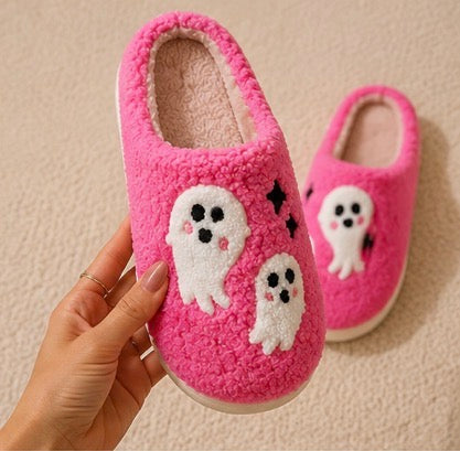 Pastel Ghost Parade Slippers