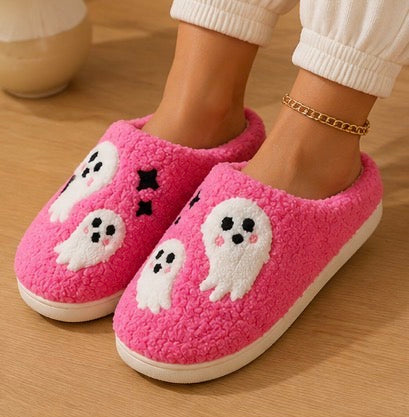 Pastel Ghost Parade Slippers