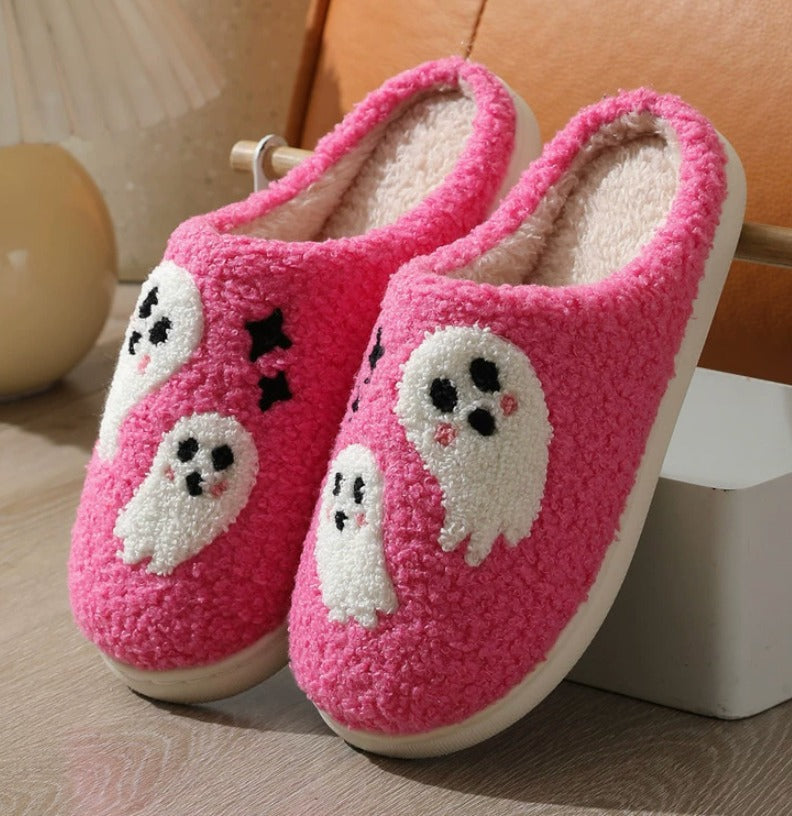 Pastel Ghost Parade Slippers
