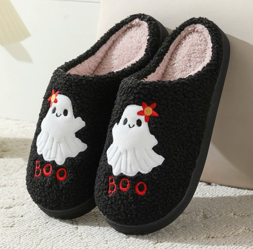 Boo Blossom Ghost Slippers
